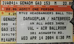 Hatebreed / Damageplan / Drowning Pool / Unearth on Apr 14, 2004 [802-small]