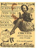 Woolworthy / Screw Party / Ten Ton Overdose on Oct 28, 1995 [951-small]