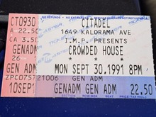 Crowded House / Richard Thompson on Sep 30, 1991 [327-small]