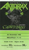 Anthrax / Clawfinger on Nov 26, 1993 [528-small]