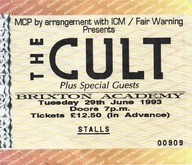 The Cult / Fun Da Mental / The Hair & Skin Trading Company on Jun 29, 1993 [562-small]