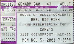 Reel Big Fish / Sugarcult / Something Corporate / Suburban Legends on Nov 5, 2001 [650-small]