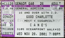 Good Charlotte / Mest / Sugarcult / Lefty on Nov 28, 2001 [669-small]
