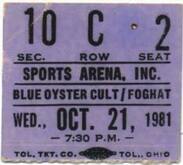Foghat / Blue Öyster Cult / B.o.c. on Oct 21, 1981 [107-small]