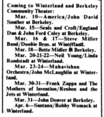 Frank Zappa / The Mothers Of Invention / Foghat / Ruben And The Jets on Mar 30, 1973 [265-small]