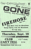 Gone / fIREHOSE on Sep 18, 1986 [393-small]