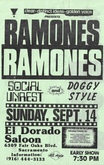 Ramones / Social Unrest / Doggy Style on Sep 14, 1986 [394-small]
