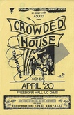 Crowded House / The McGuires on Apr 20, 1987 [395-small]