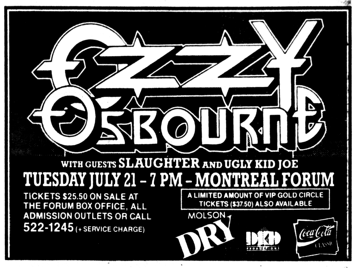 ozzy osbourne tour canada