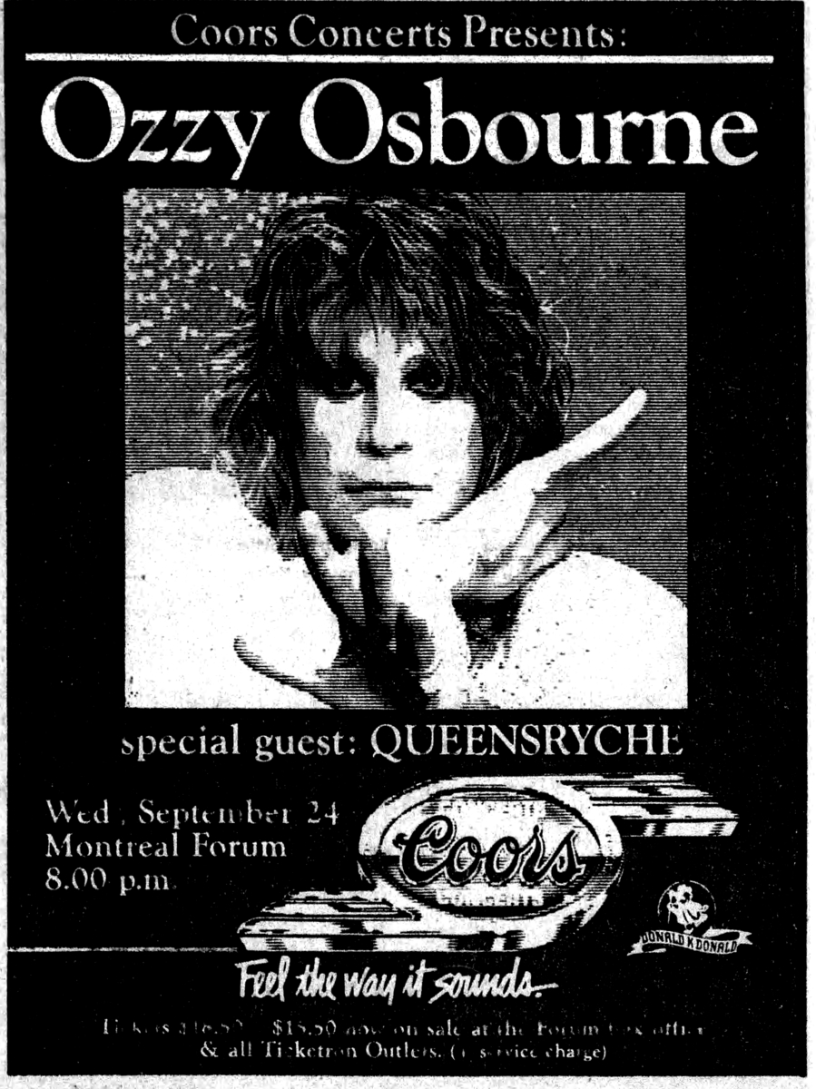 ozzy osbourne concert 1986