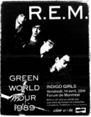 R.E.M. / Indigo Girls on Apr 14, 1989 [745-small]