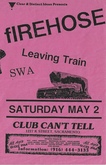 fIREHOSE / Leaving Train / SWA on May 2, 1987 [815-small]