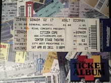 tags: Citizen Cope, Atlanta, Georgia, United States, Ticket - Citizen Cope on Apr 9, 2011 [848-small]
