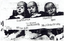 Los Huevos / The Rondells / The Mail Order Brides on Jun 15, 1998 [118-small]