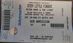 Stiff Little Fingers / Peter Hook and the Light / Glen Matlock / Starjets on Aug 19, 2023 [287-small]