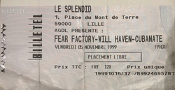 Fear Factory / Will Haven / Cubanate on Nov 5, 1999 [405-small]