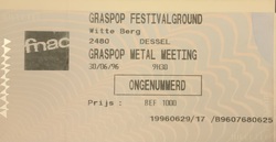 Graspop Metal Meeting 1996 on Jun 30, 1996 [608-small]