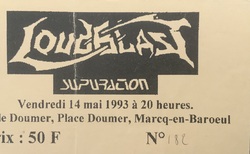 Loudblast / Supuration on May 14, 1993 [977-small]