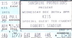 KISS / Ted Nugent on Dec 30, 1987 [060-small]