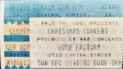 94.5 The Edge Christmas Concert on Dec 19, 1993 [190-small]