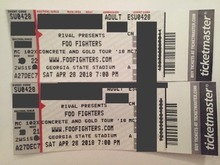 TICKET 🎟️Foo Fighters & The Struts, tags: Foo Fighters, The Struts, Atlanta, Georgia, United States, Ticket, Georgia State Stadium - Foo Fighters / The Struts on Apr 28, 2018 [276-small]