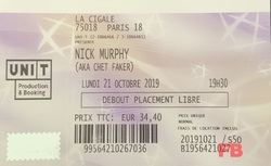 Nick Murphy (Chet Faker) / Cleopold on Oct 21, 2019 [385-small]