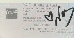 NOA / Ivan Paquart Quartet on Oct 26, 1996 [396-small]