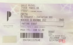 Opeth / By Request / Evolution XXX on Nov 16, 2022 [400-small]