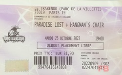 Paradise Lost / Hangman`s Chair on Oct 25, 2022 [406-small]