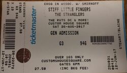 Stiff Little Fingers / The Stranglers / The Ruts DC / The Outcasts on Aug 26, 2017 [664-small]