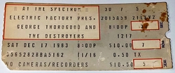 George Thorogood & The Destroyers / The Drinkers on Dec 17, 1983 [673-small]