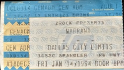 Warrant / No Respect on Jan 14, 1994 [694-small]