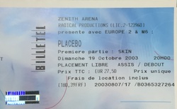 Placebo / Skin on Oct 19, 2003 [701-small]