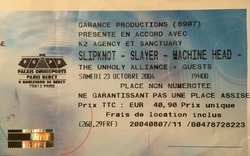 Slipknot / Slayer / Machine Head / Mastodon on Oct 23, 2004 [901-small]