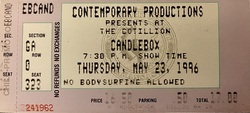 Candlebox / triple fast action on May 23, 1996 [963-small]