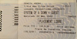 System of a Down / The Dillinger Escape Plan on May 22, 2002 [971-small]