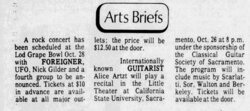 UFO / Foreigner / The Greg Kihn Band / Nick Gilder on Oct 28, 1978 [340-small]