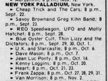 REO Speedwagon / UFO / Molly Hatchet on Sep 28, 1978 [346-small]