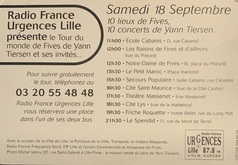 Yann Tiersen / Claire Pichet / Bed / Mickey 3D on Sep 18, 1999 [371-small]