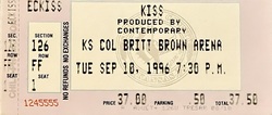 KISS / The Hunger on Sep 10, 1996 [462-small]