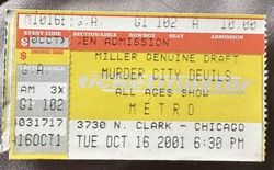 Joe Strummer / Tymon Dogg / Murder City Devils / The Mescaleros / american steel / Botch on Oct 16, 2001 [889-small]