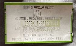 NOFX / Mad Caddies / Frenzal Rhomb / Fabulous Disaster on Mar 30, 2002 [897-small]