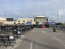Setup for social distancing outdoors, The Black Jacket Symphony on Apr 30, 2021 [281-small]