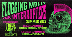 Flogging Molly / The Interrupters / Tiger Army / The Skints on Sep 9, 2022 [133-small]
