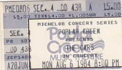 The Cars on Aug 6, 1984 [264-small]