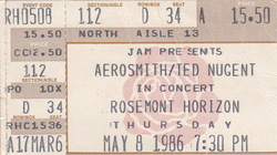 Aerosmith / Ted Nugent on May 8, 1986 [325-small]