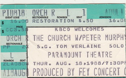 The Church / Peter Murphy on Aug 18, 1988 [348-small]