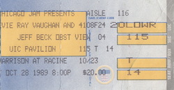 Stevie Ray Vaughan / Jeff Beck on Oct 28, 1989 [350-small]