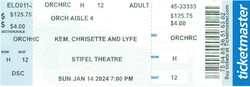 Kem / Chrisette Michele / Lyfe Jennings on Jan 14, 2024 [418-small]