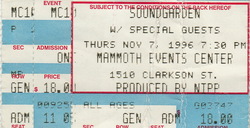 Rocket from the Crypt / Soundgarden on Nov 7, 1996 [452-small]
